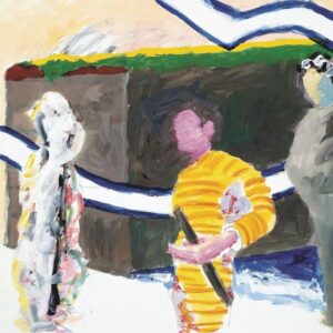 Roger Raveel, “Een moeilijk gesprek”, grafiek